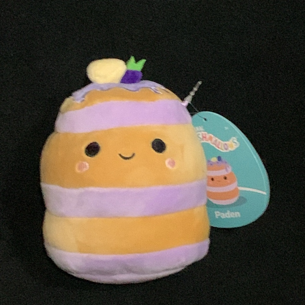 NWT Squishmallows Paden the Blueberry Pancake Plush 5”